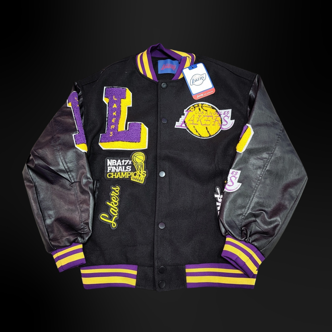 Campera Lakers Retro, vista de frente
