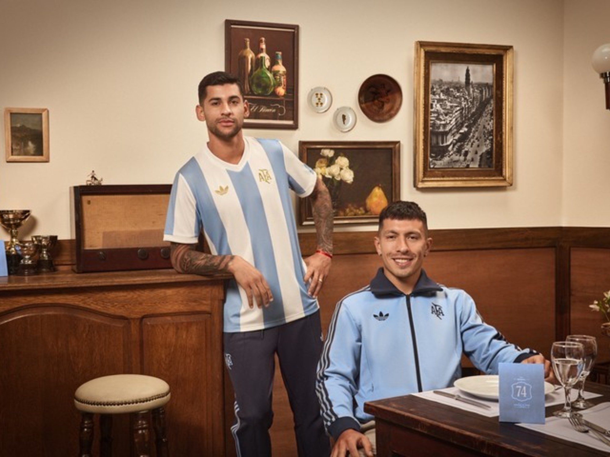 Jugadores de la Seleccion Argentina