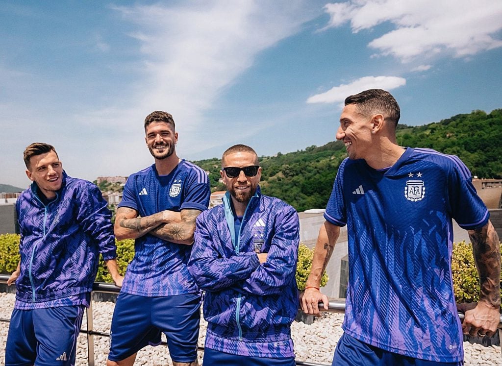 Jugadores de la Seleccion Argentina